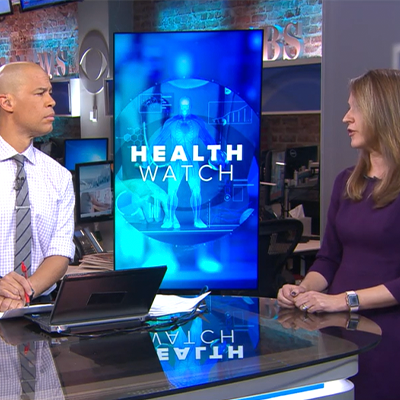 Lindsey Vuolo talking to anchors on CBS news