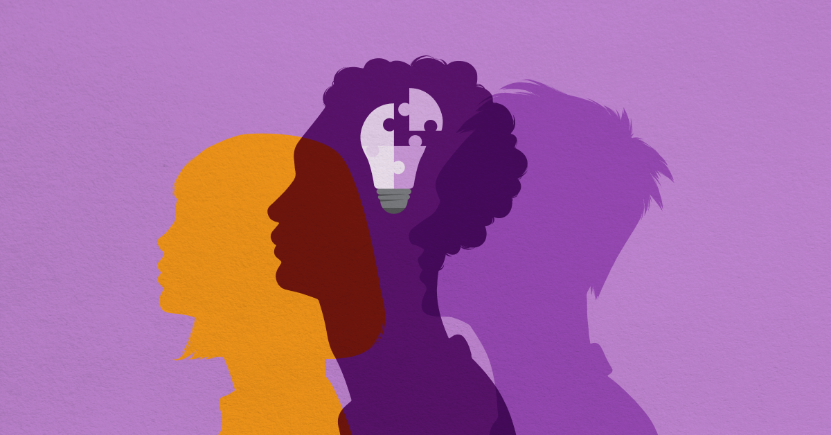 An graphic of a thinking a teenage, representing how alcohol affects the teenage brain