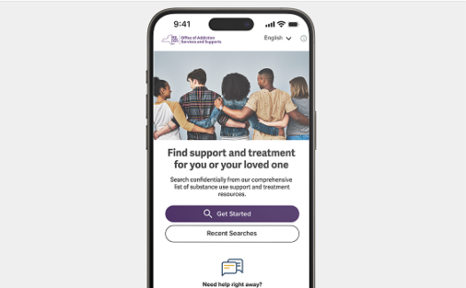 Mobile image of New York State Treatment Finder