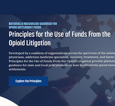 Principles for the use of funds from the opioid litigation
