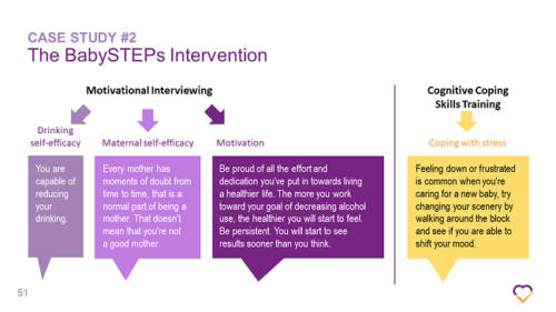 BabySteps intervention slide